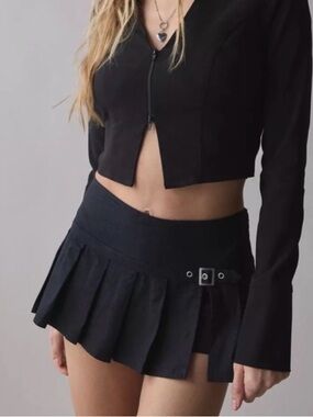 Urban Outfitters BDG Shaina Belted Micro Mini Skirt